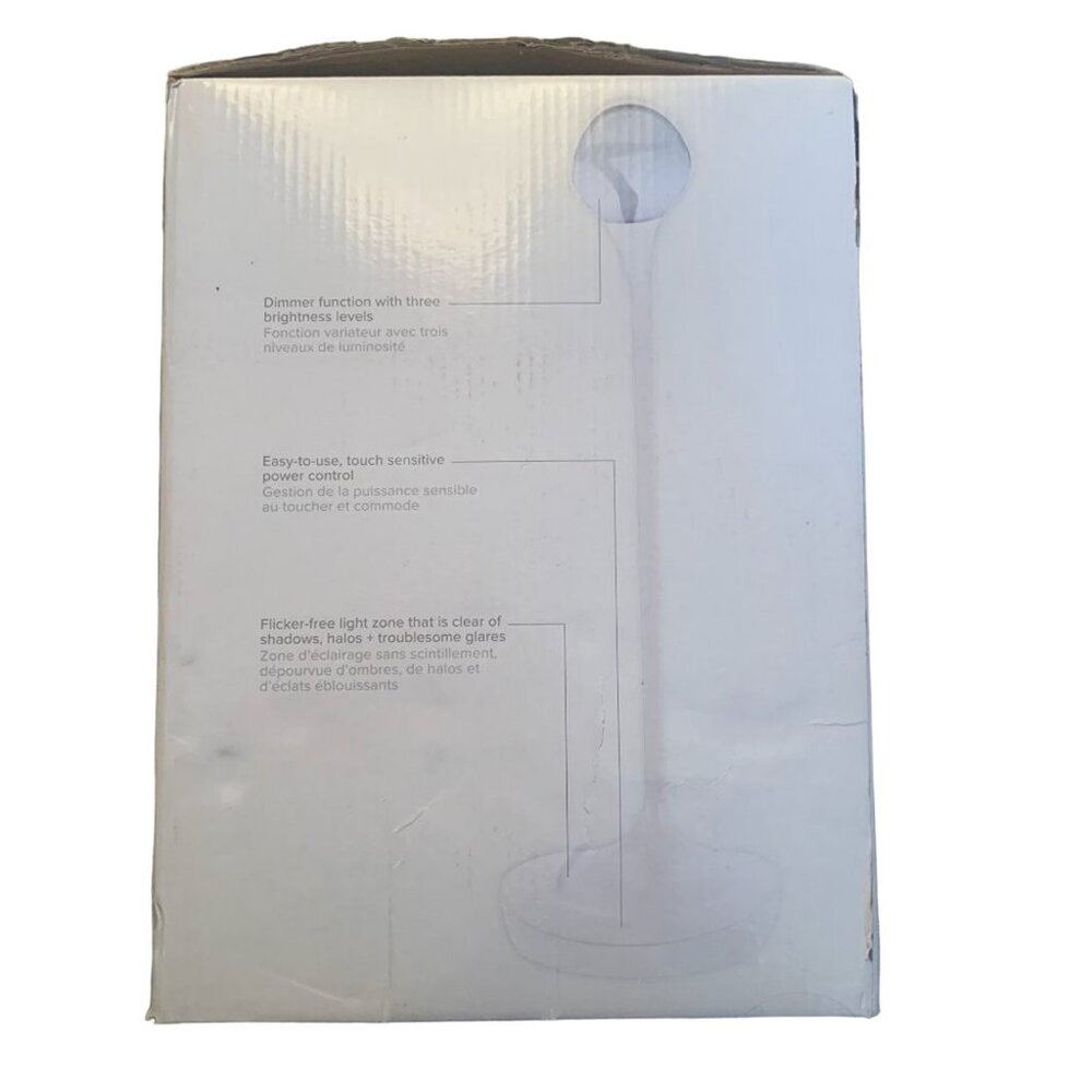 NEW BOSTITCH KNOOECT GOOSENECK LED DESK LAMP WHITE WITH BUILT IN USB CHARGER - Picture 2 of 9